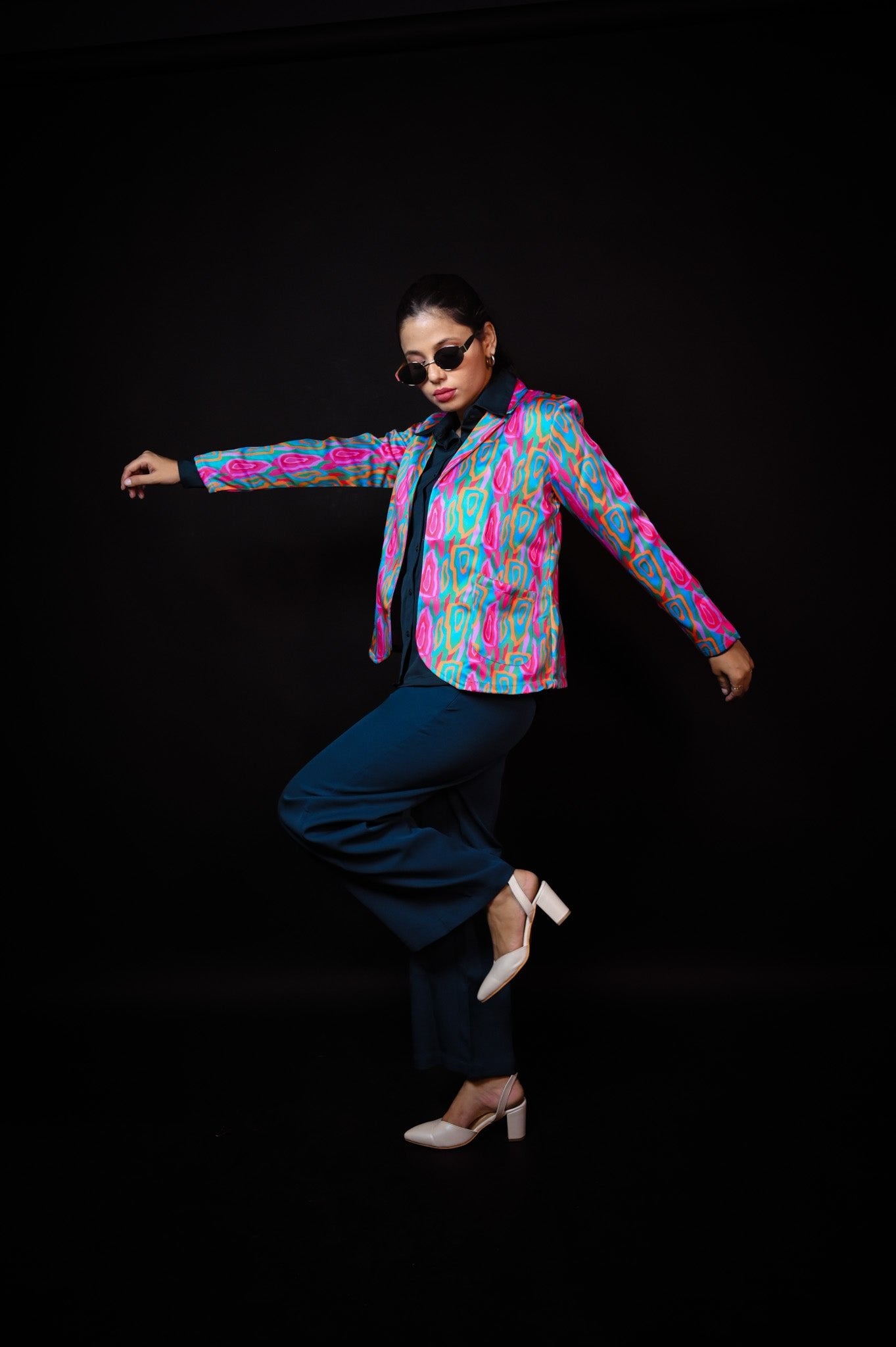 Abstract Poppy Summer Blazer - Albin FashionblazerAlbin Fashion