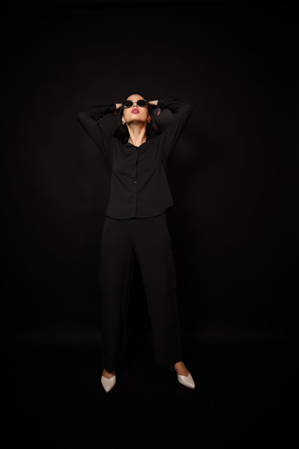 Midnight Black Co - Ord Set - Albin FashionshirtAlbin Fashion