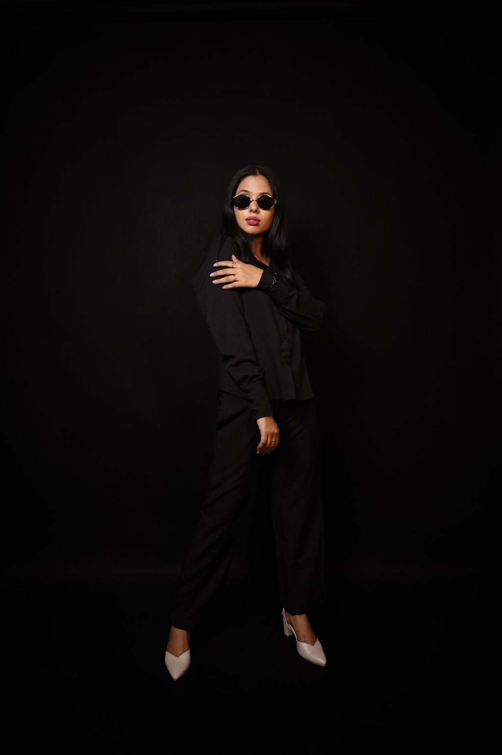 Midnight Black Co - Ord Set - Albin FashionshirtAlbin Fashion