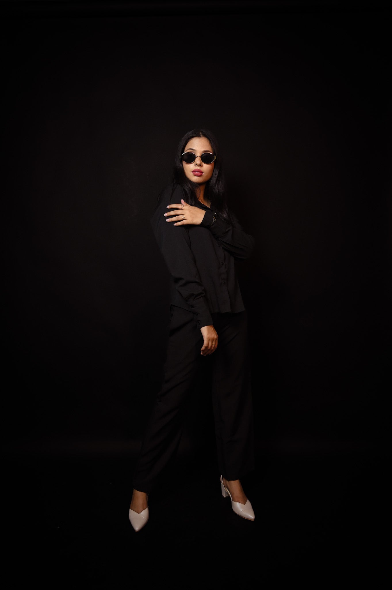 Midnight Black Co - Ord Set - Albin FashionshirtAlbin Fashion