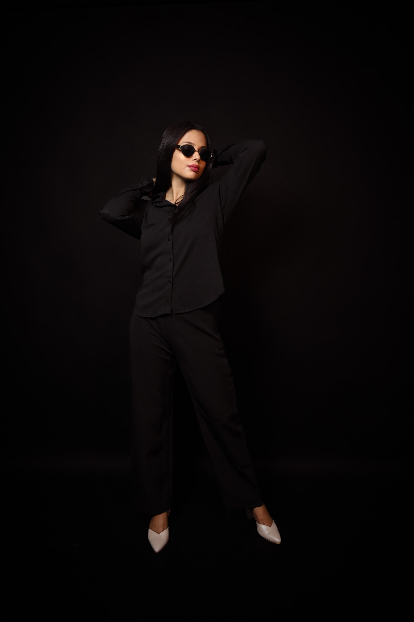 Midnight Black Co - Ord Set - Albin FashionshirtAlbin Fashion