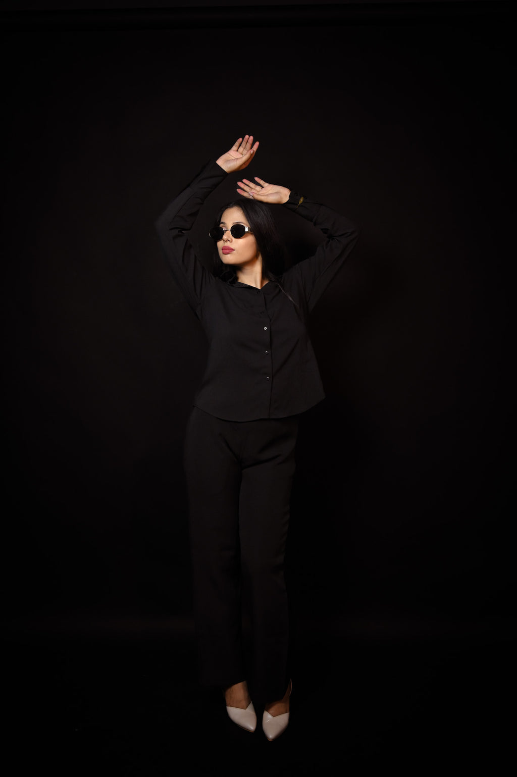 Midnight Black Co - Ord Set - Albin FashionshirtAlbin Fashion