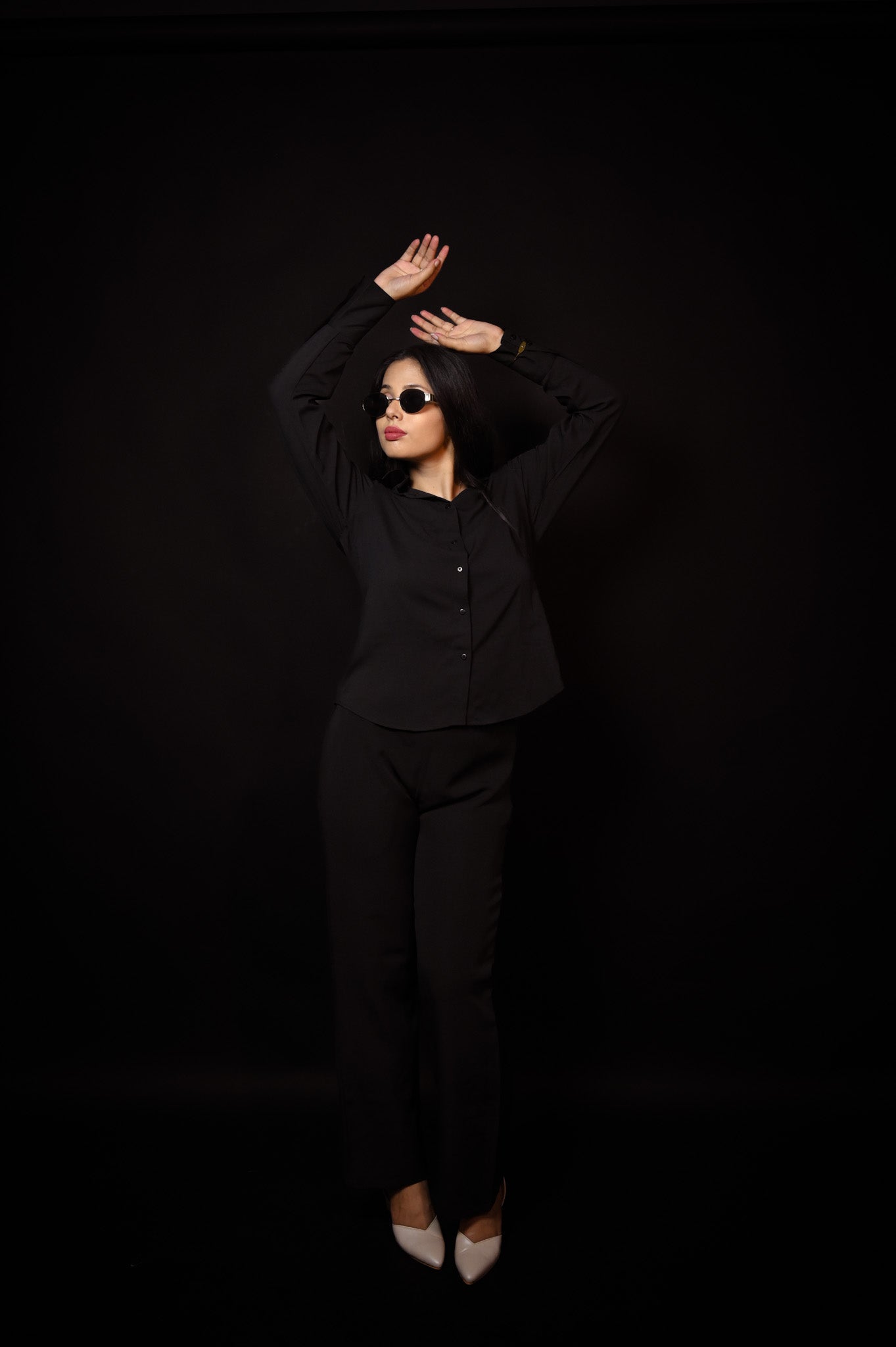 Midnight Black Co - Ord Set - Albin FashionshirtAlbin Fashion