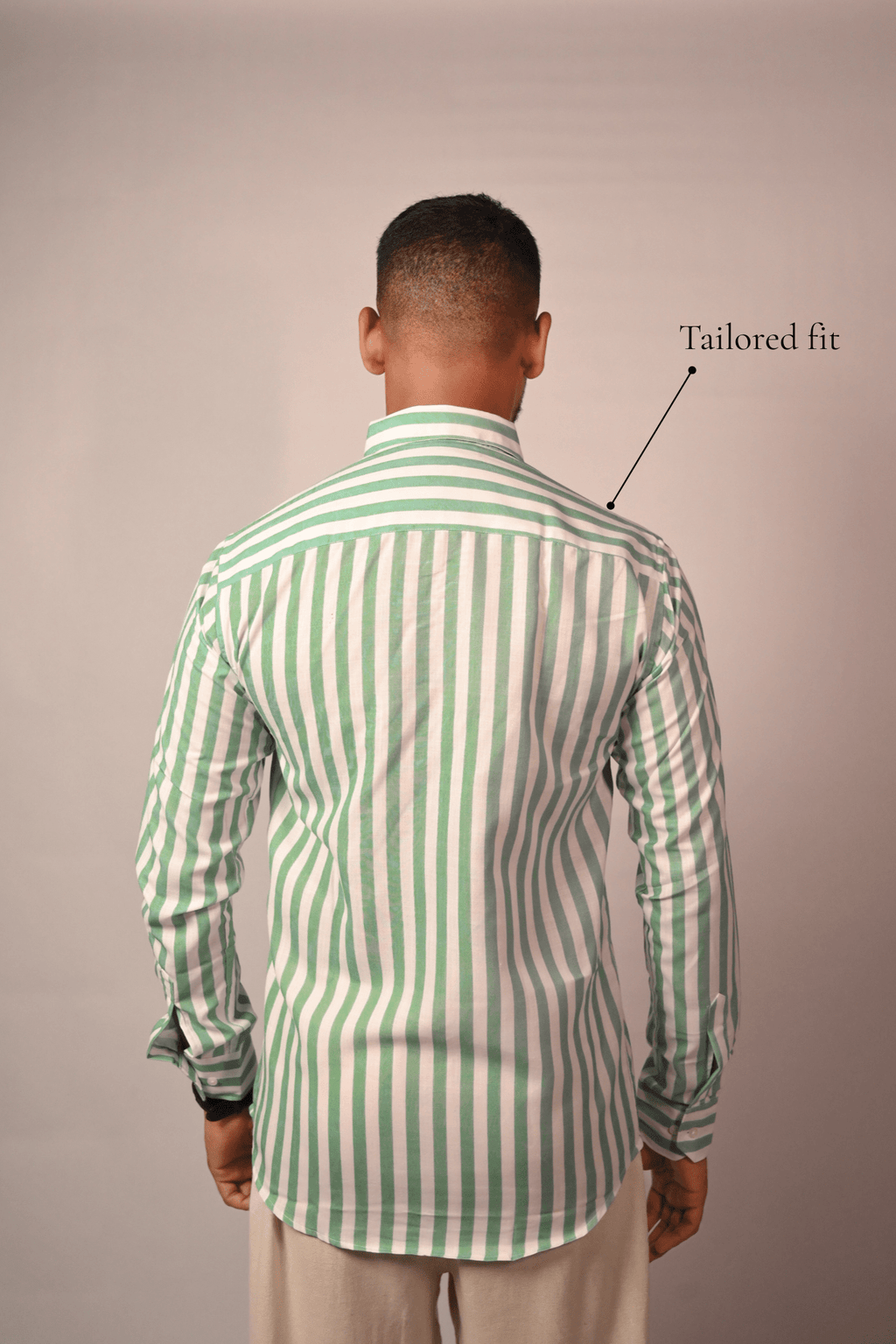 Albin green Striped Shirt - Albin FashionAlbin Fashion