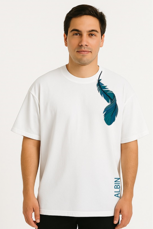 Feather Fall Oversized T-shirt (unisex)