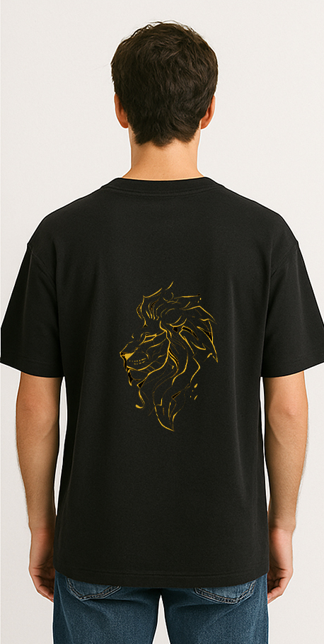 Leo (Leo themed Embroidered oversize t-shirt, unisex)