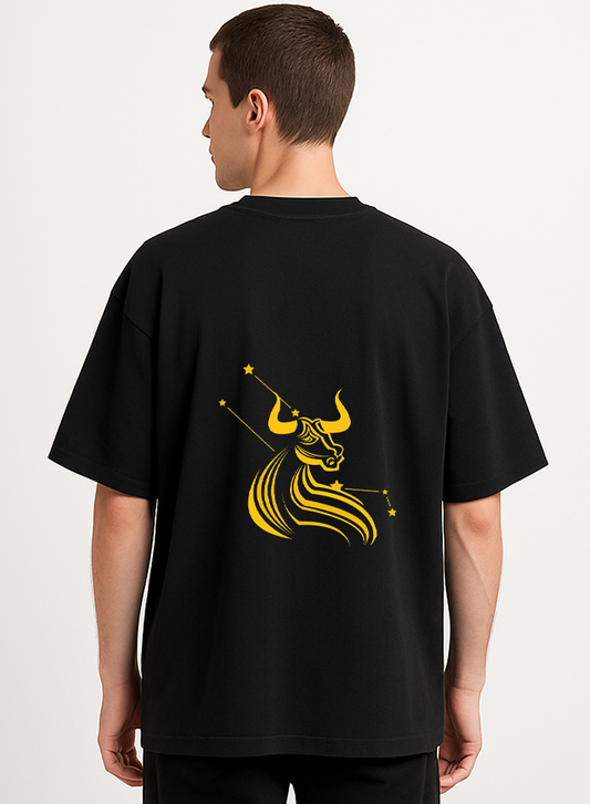Taurus (Taurus themed Embroidered oversize t-shirt, unisex)