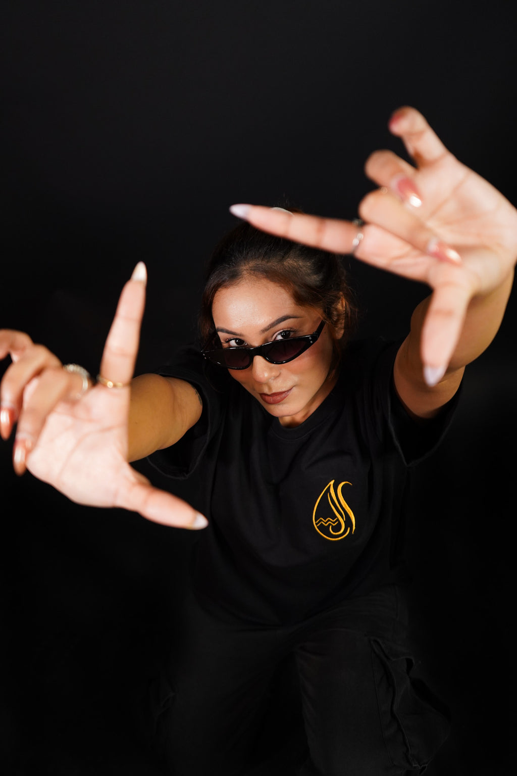 Aquarius (Aquarius themed Embroidered oversize t-shirt, unisex) - Albin FashionT-shirtAlbin Fashion